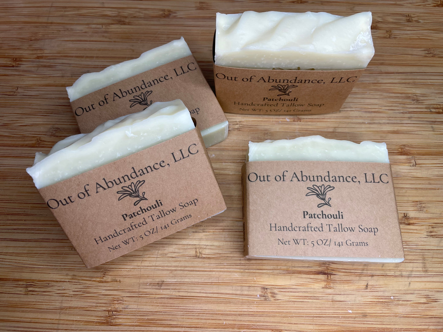Patchouli Grass-Fed Tallow Soap Bar - Handcrafted