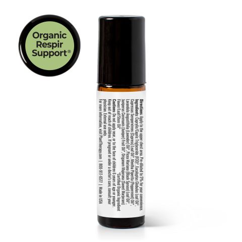 Organic Respir Support® Essential Oil Blend Pre-Diluted Roll-On