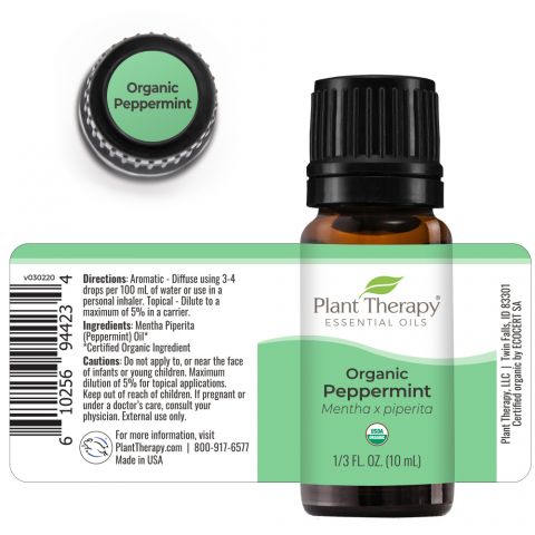 Organic Peppermint Essential Oil