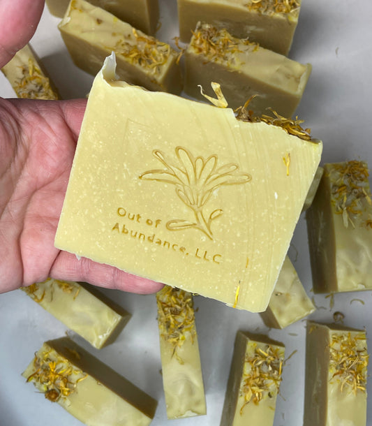 Organic Calendula Vegan Soap Bar - Handcrafted