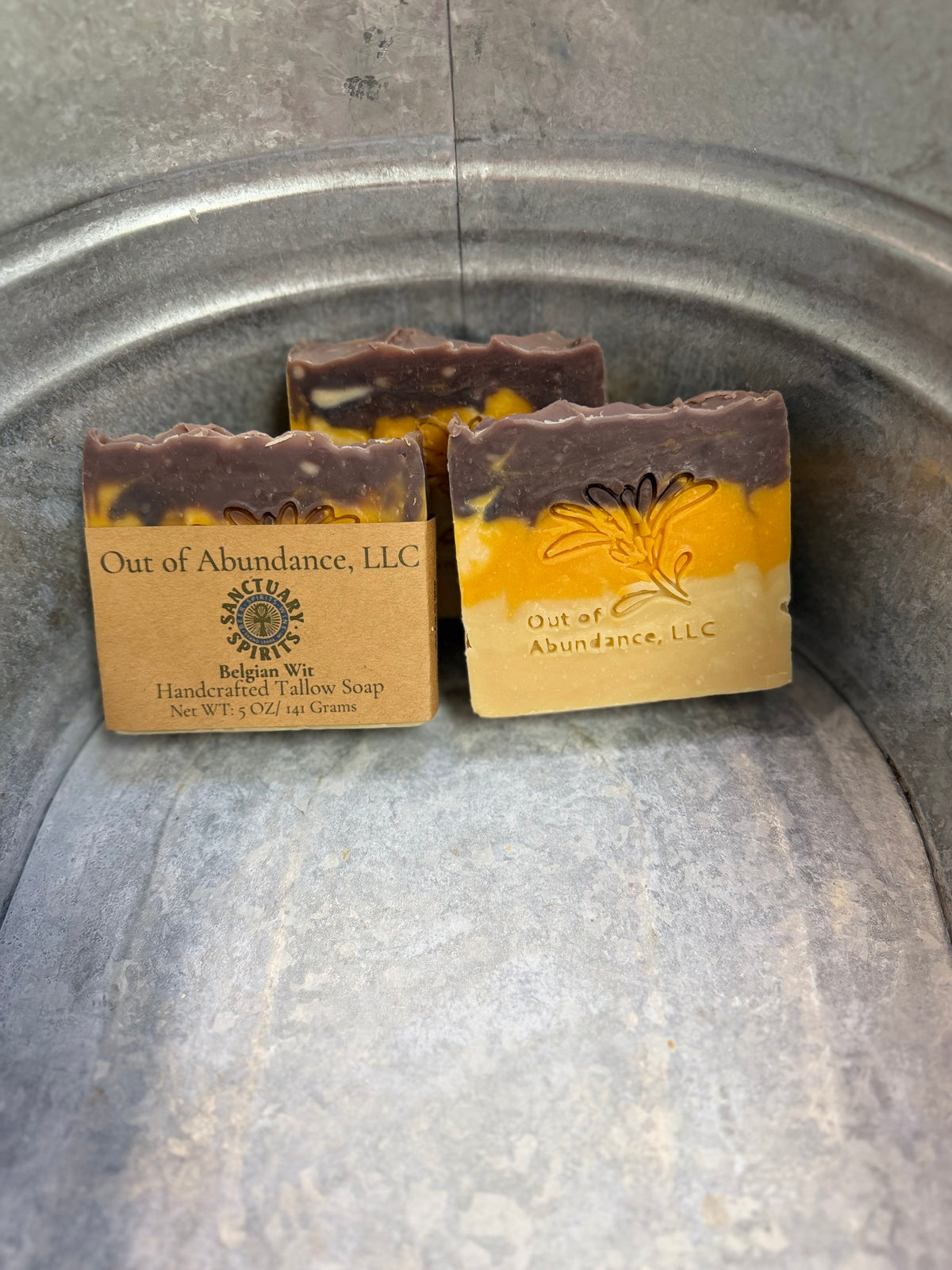 Sanctuary Spirits Belgian Wit Grass-Fed Tallow Beer Soap Bar - Handcrafted