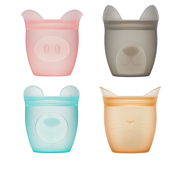 Zip Top Snack Containers Set of 4