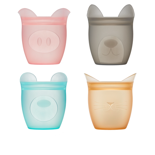 Zip Top Snack Containers Set of 4