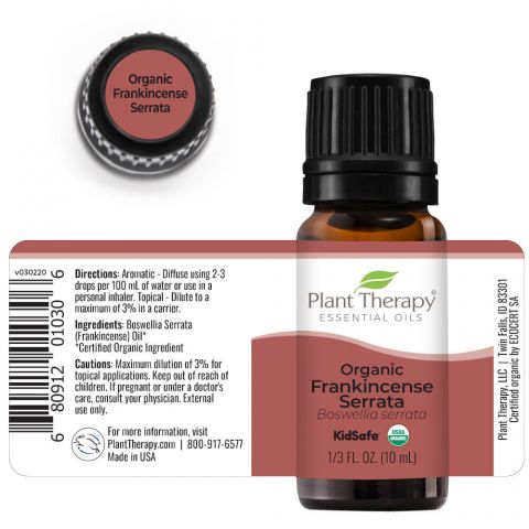 Organic Frankincense Serrata Essential Oil