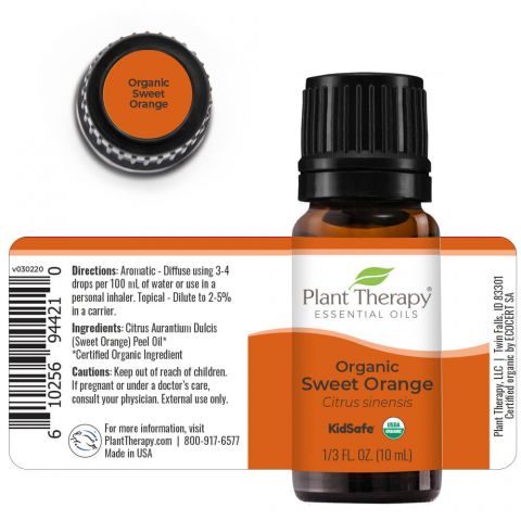 Organic Sweet Orange Essential Oil