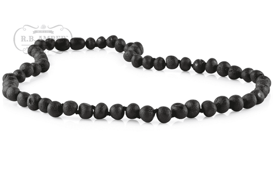 Raw Cherry Baltic Amber Necklace - Adult