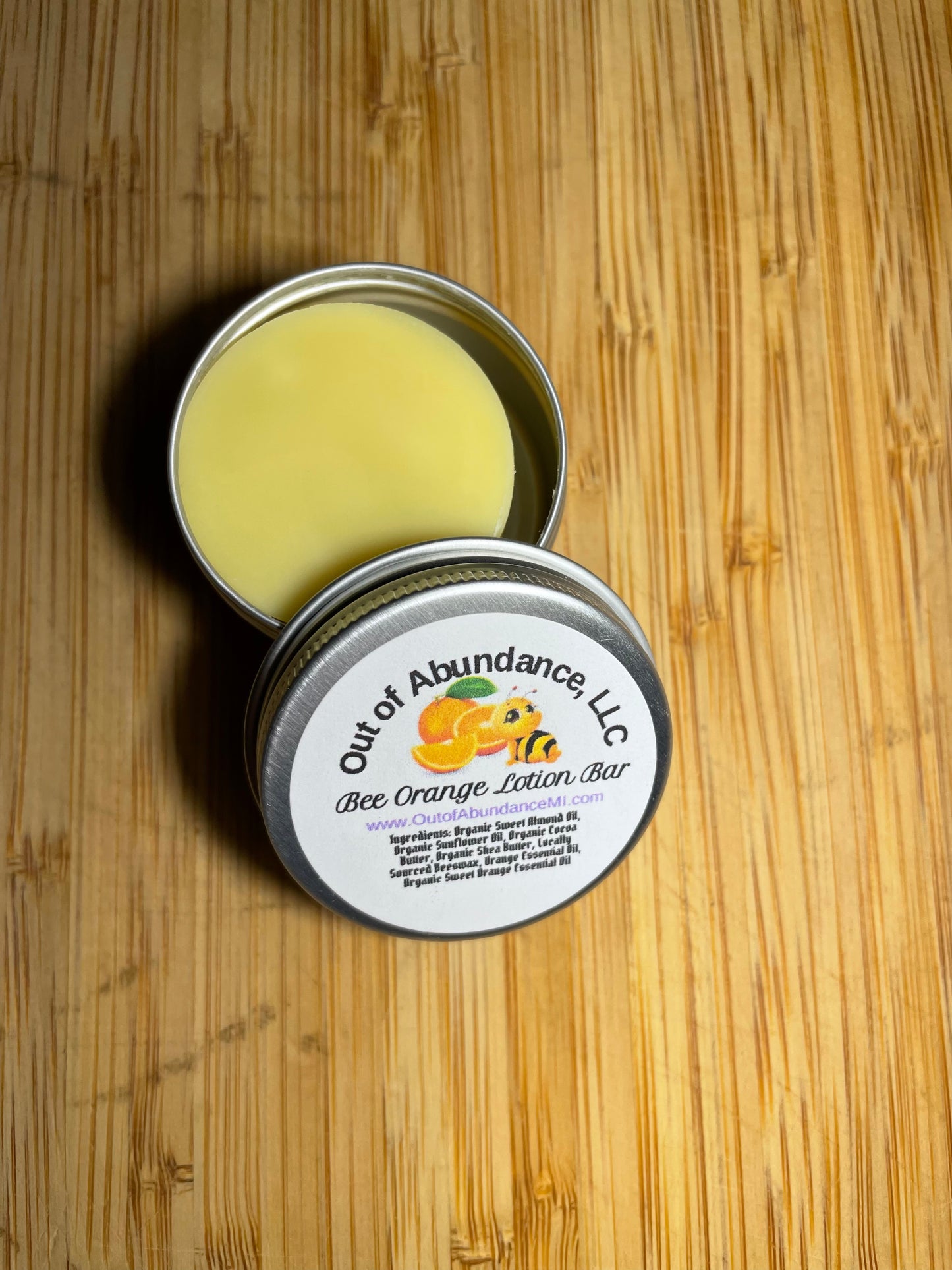 Bee Orange Lotion Bar