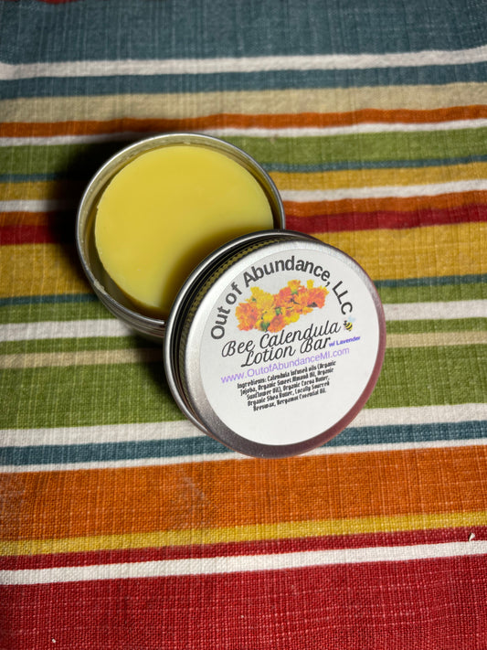 Bee Calendula Lotion Bar w/ Lavender