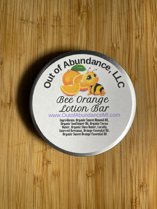 Bee Orange Lotion Bar