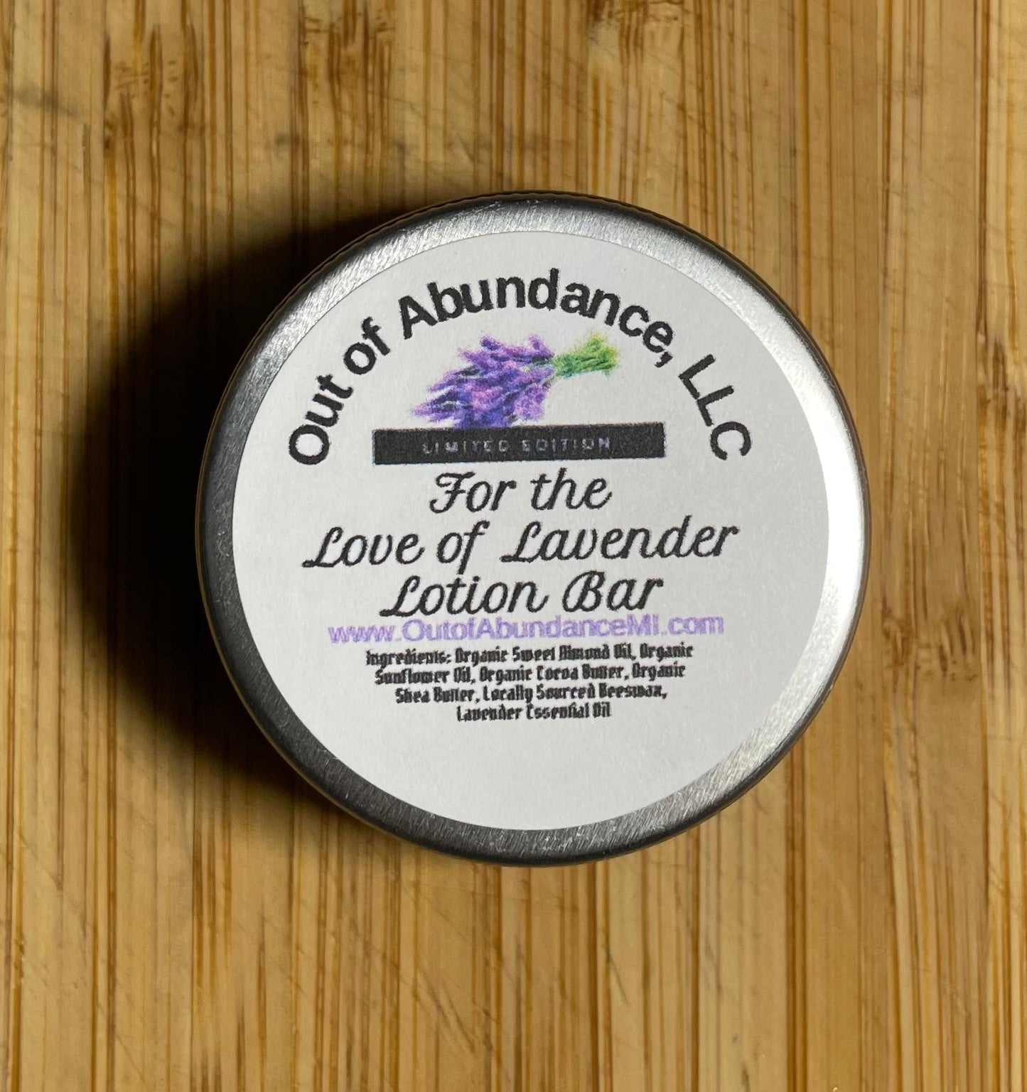 LE For The Love of Lavender Lotion Bar